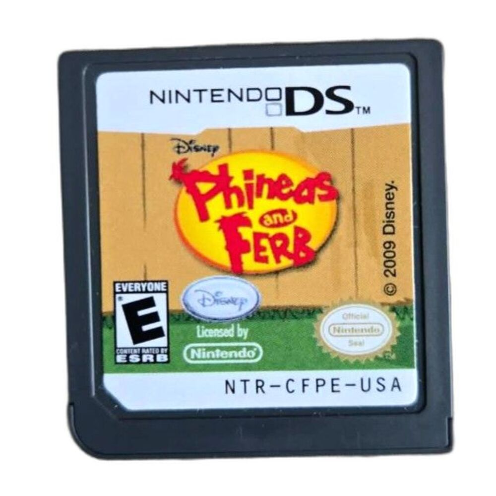 Phineas and Ferb Nintendo DS 3DS (Cartridge Only) Tested